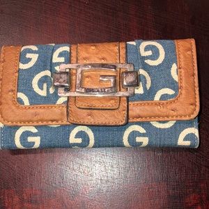 G by Guess denim wallet